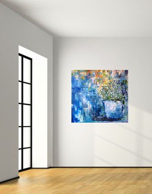 'En doft av solsken' 70x70 cm Pris:1'300 SEK