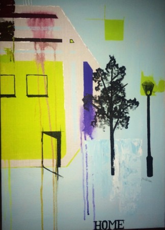 'Home' 38x55 cm Pris:800 SEK